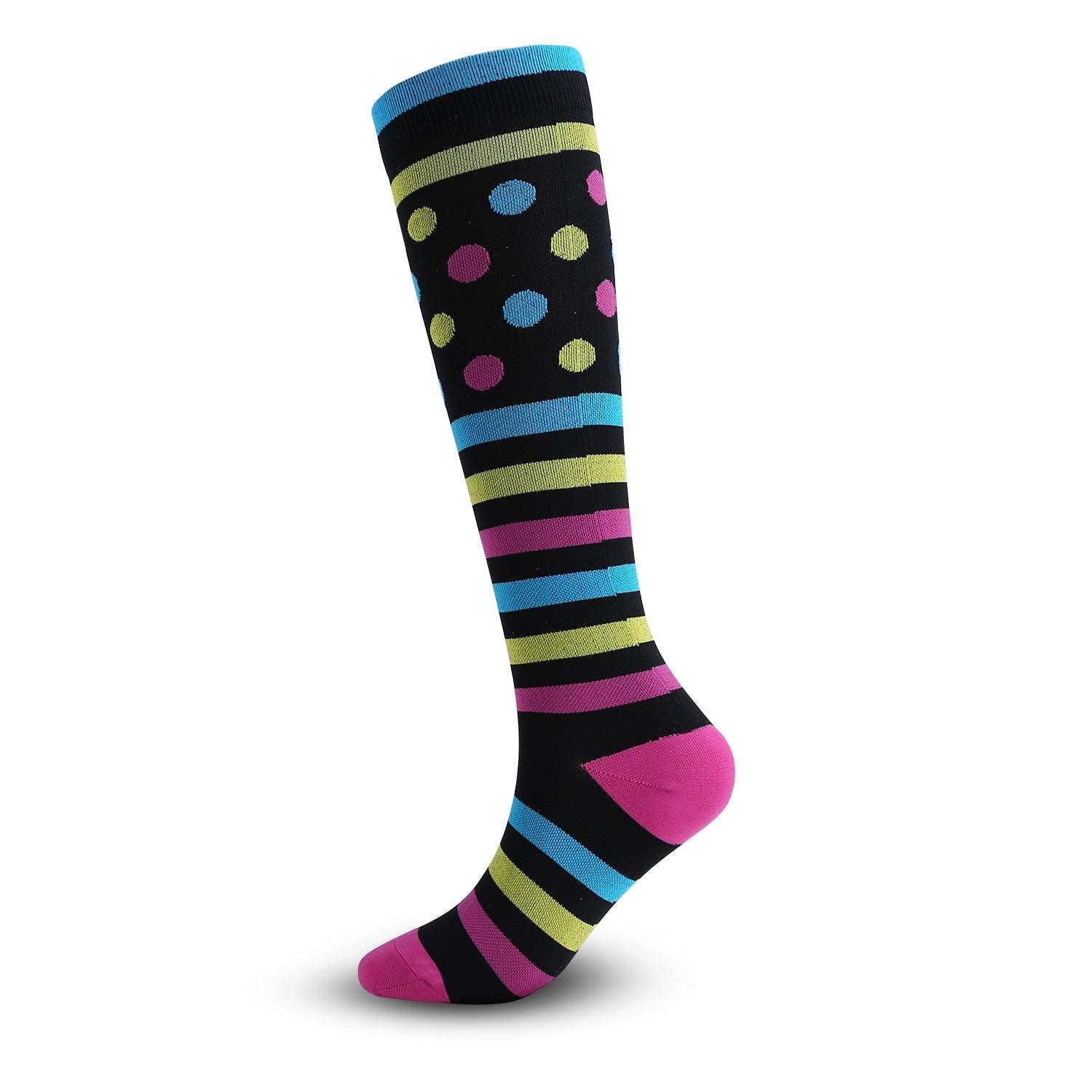 Dot &amp; Stripe Dream Knee-High Socks - 3 Pairs