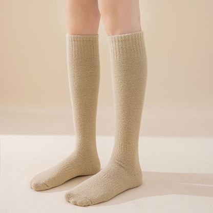 Cozy Luxe Fleece-Lined Home Socks - 2 Pairs