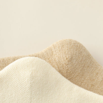 Cozy Relaxed Cuff Wool Socks - 3 Pairs