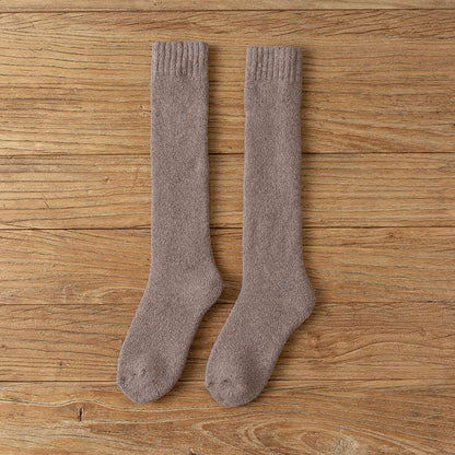 Wool Over the Calf Socks Women