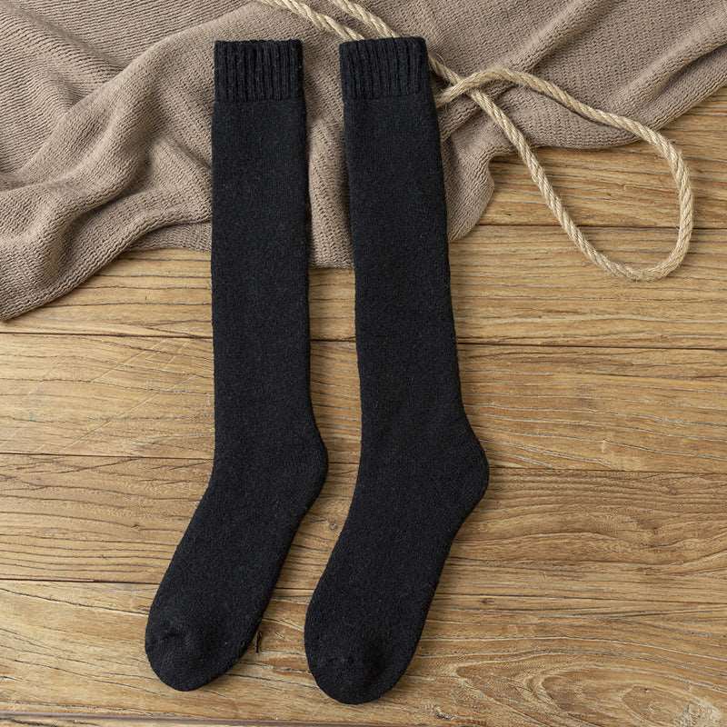 Wool Over the Calf Socks Men