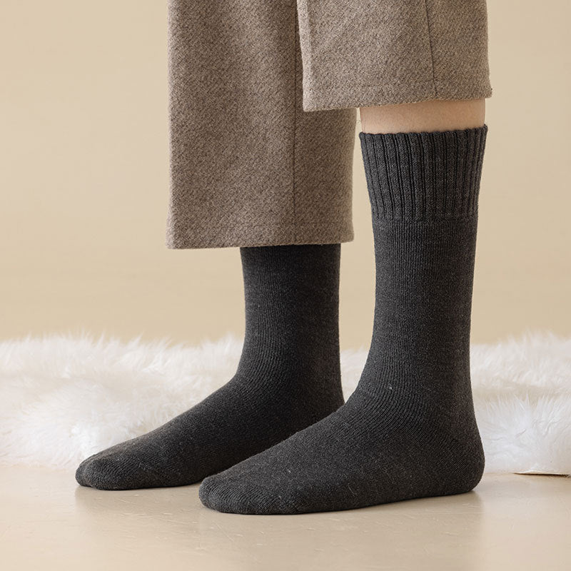 Ultra Warm Wool Crew Socks Men - 3 Pairs