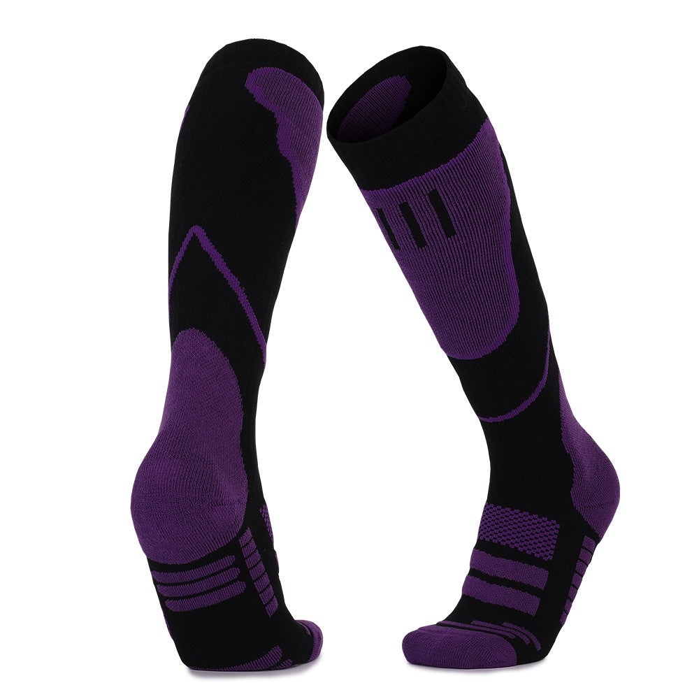 Thermal Knee High Ski Socks - 2 Pairs