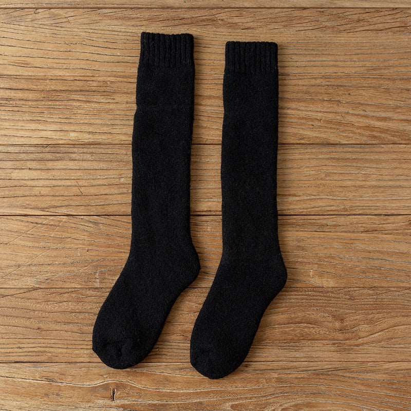 Wool Over the Calf Socks Women
