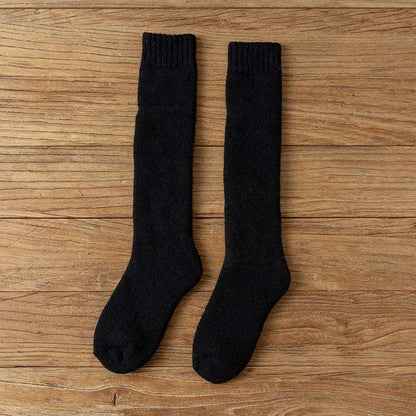 Wool Over the Calf Socks Women