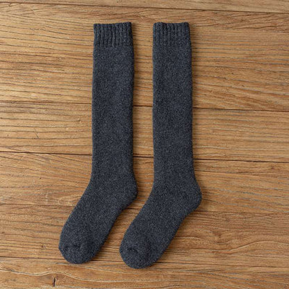 Wool Over the Calf Socks Women
