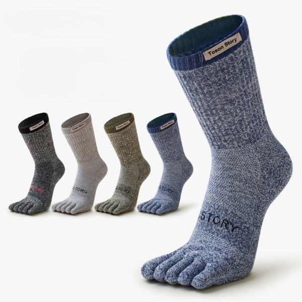 CoolMax Merino Wool Toe Socks - 2 Pairs