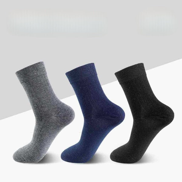 EcoComfort Bamboo Cotton Socks - 3 Pairs