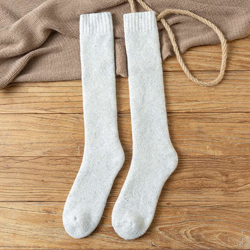 Wool Over the Calf Socks Men