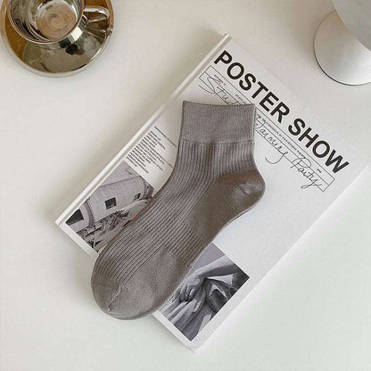 Bamboo Ankle Socks - 5 Pairs