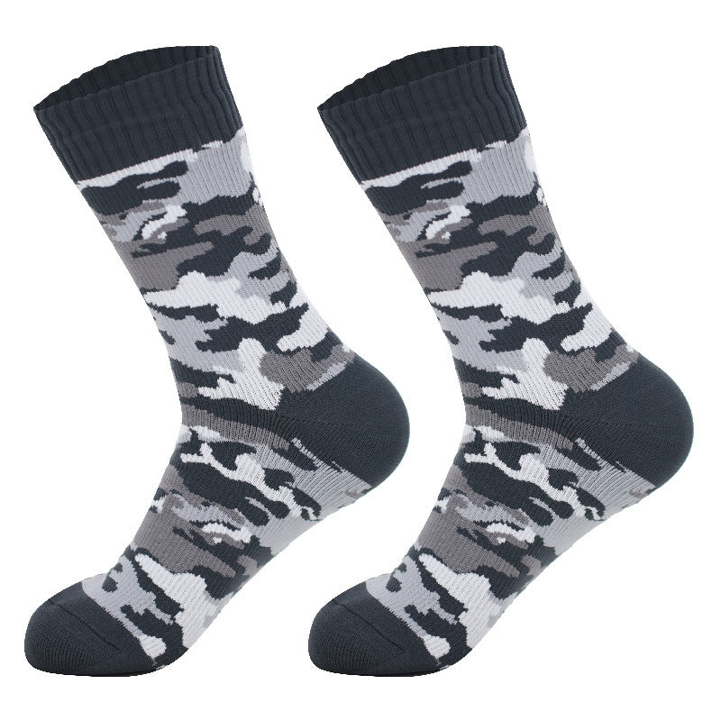 Waterproof Camo Performance Socks - 2 Pairs