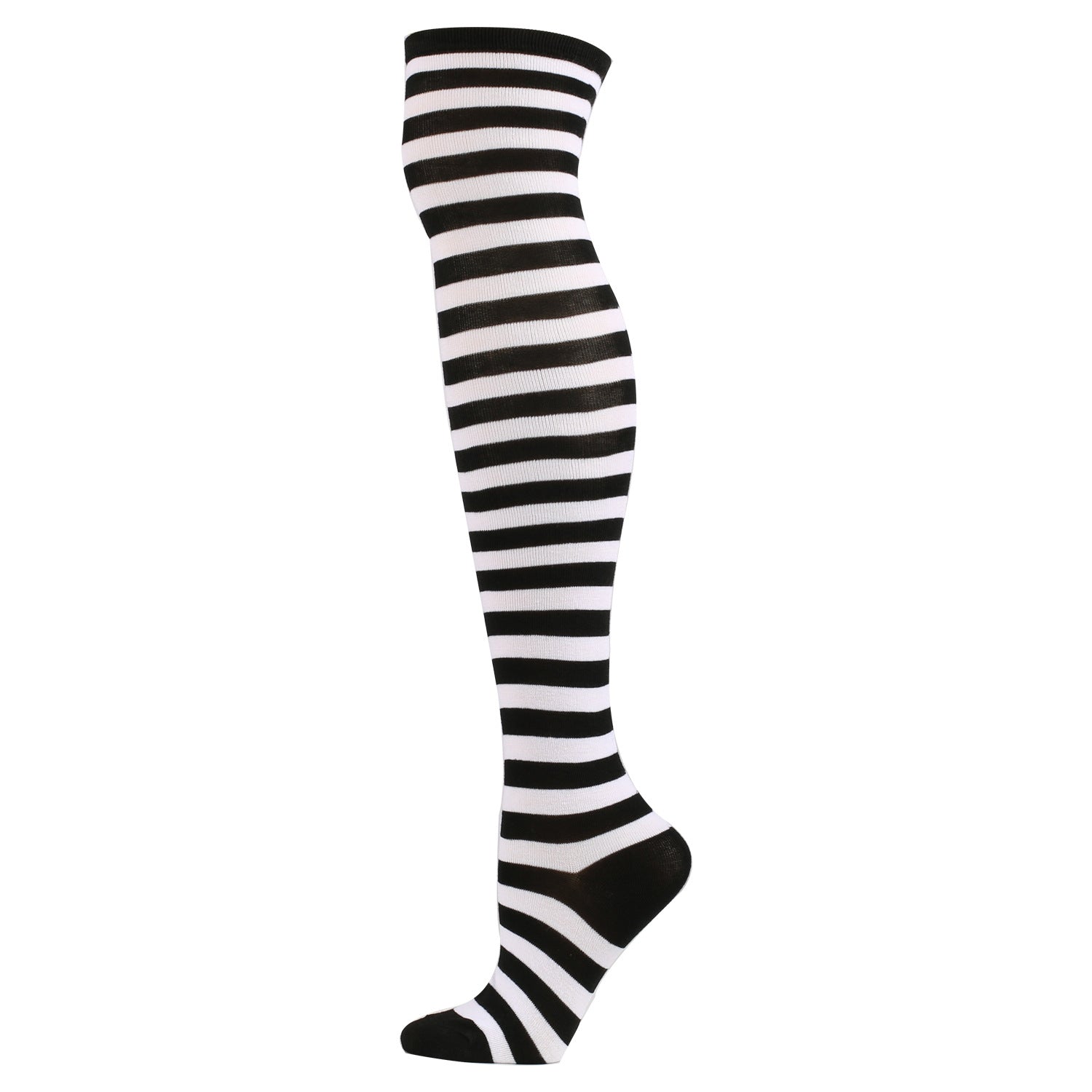 Over The Knee Long Stockings Cosplay Socks Stripe Women - 3 Pairs