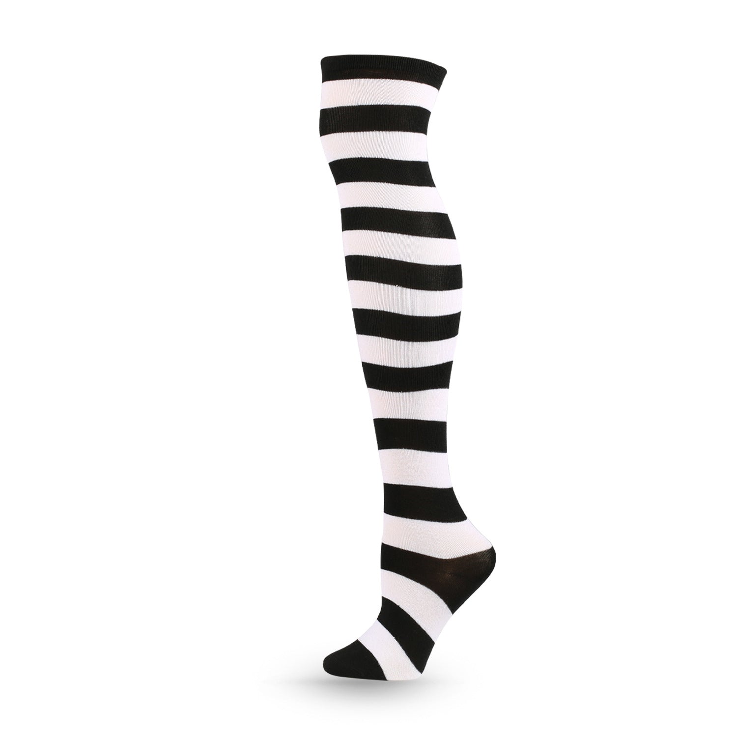 Over The Knee Long Stockings Cosplay Socks Stripe Women - 3 Pairs
