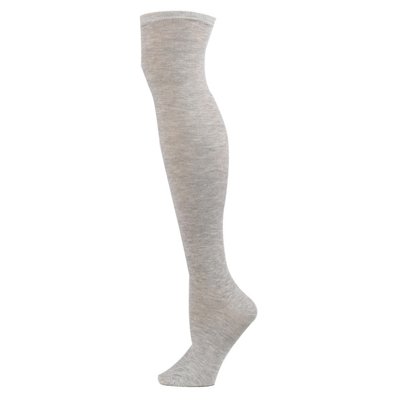 Over The Knee Long Stockings Cosplay Socks Plain Women - 3 Pairs