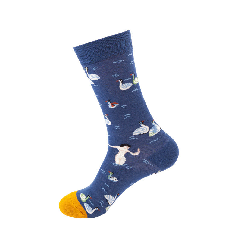 Graceful Swans Socks