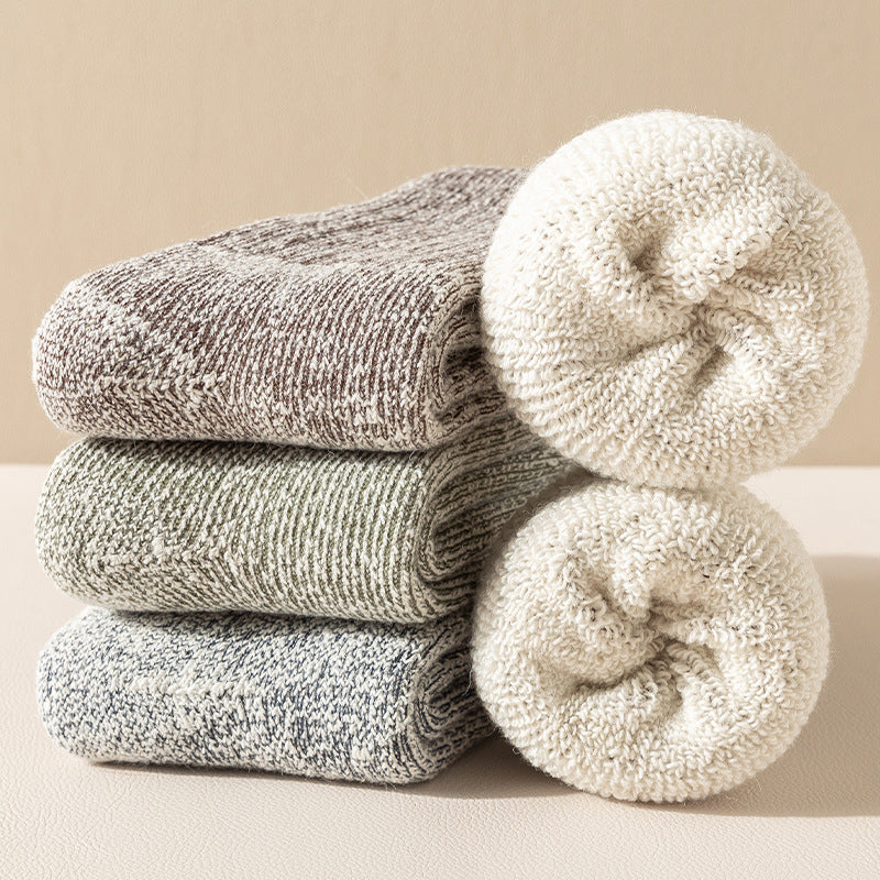 Multi-Functional Thickened Wool Hiking and Work Socks - 3 Pairs