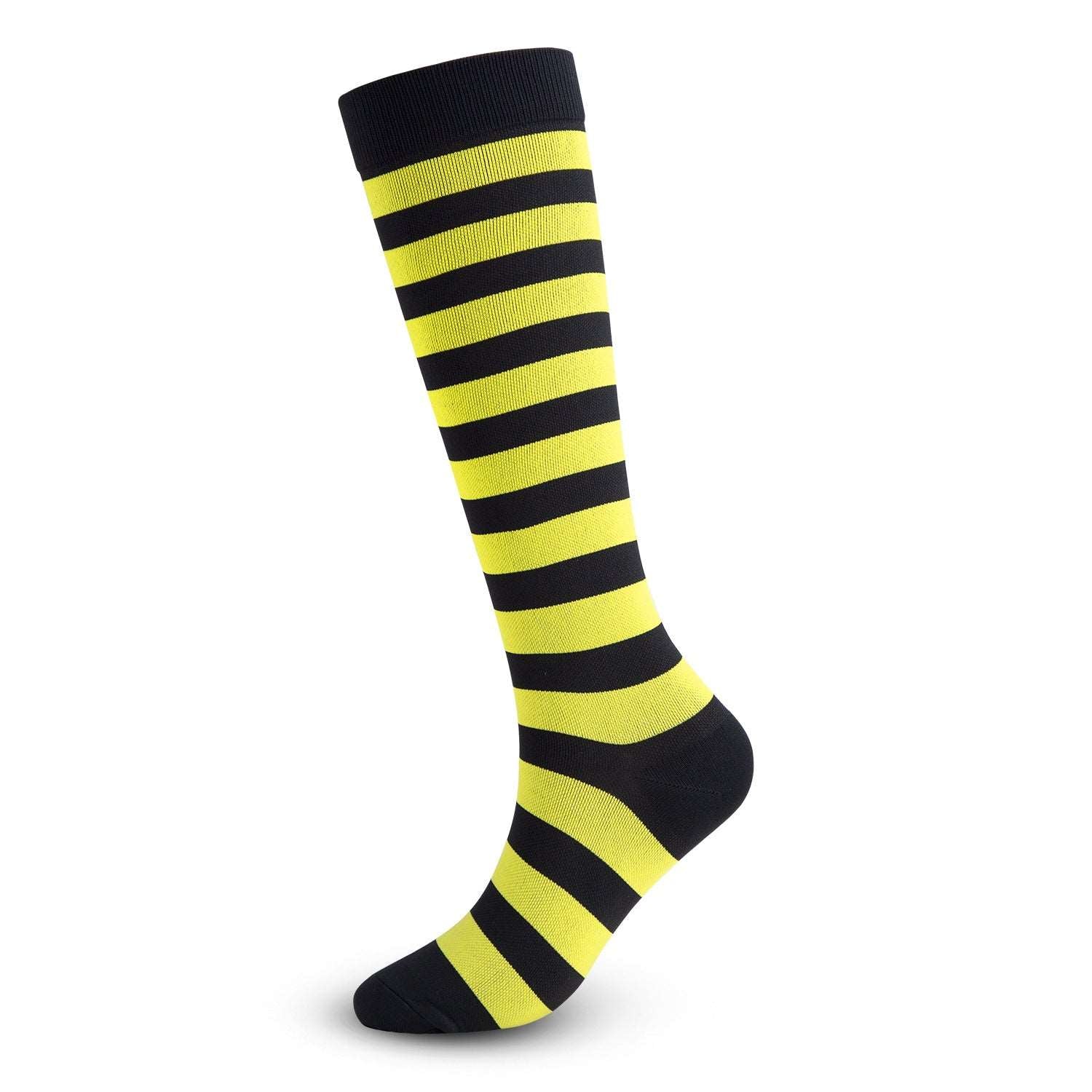 Strip Knee-High Socks - 3 Pairs