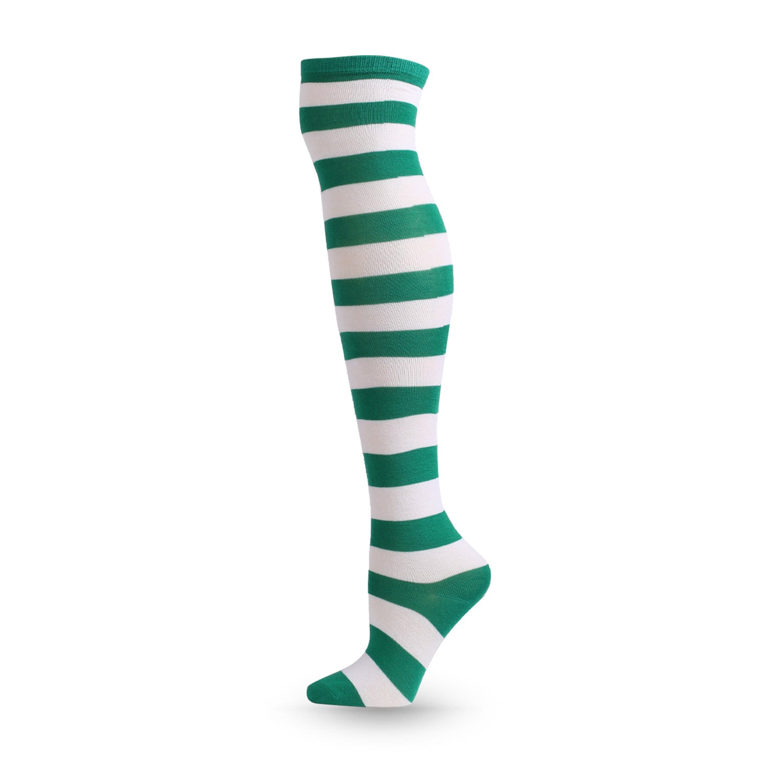 Over The Knee Long Stockings Cosplay Socks Stripe Women - 3 Pairs