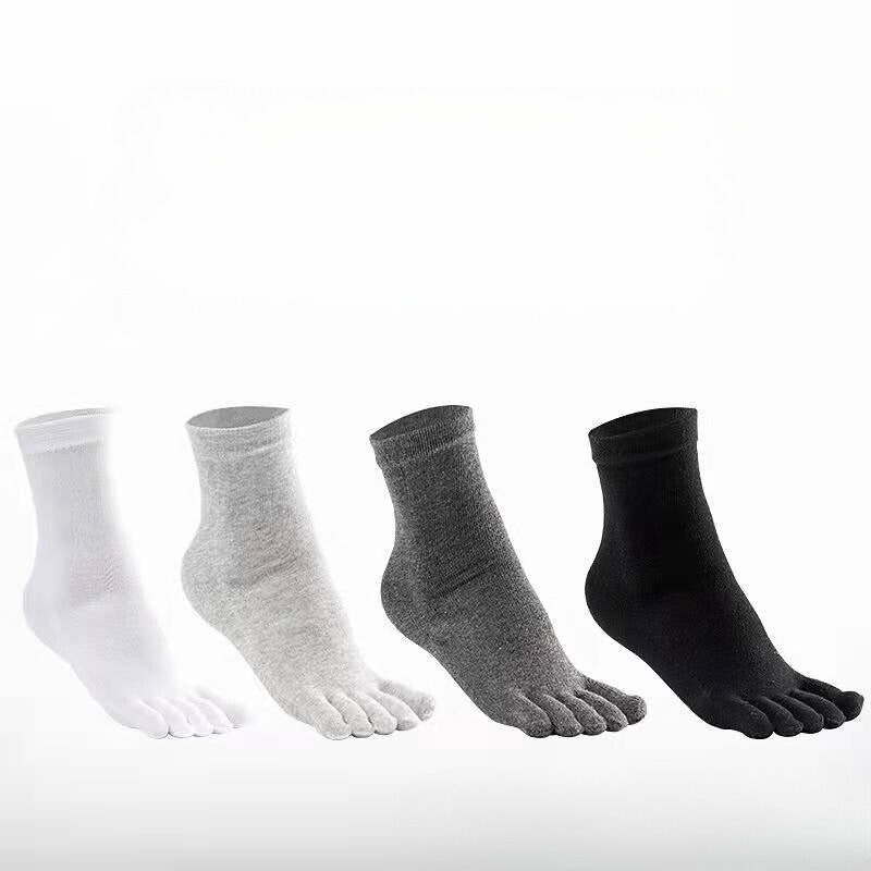 Men’s Cotton Toe Socks - 3 Pairs