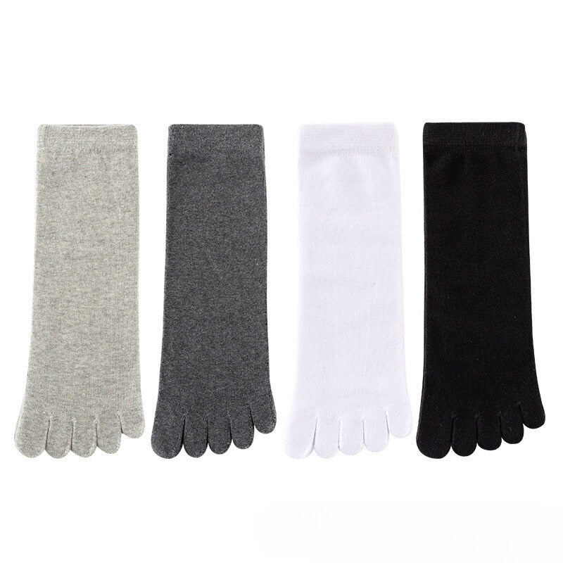 Men’s Cotton Toe Socks - 3 Pairs