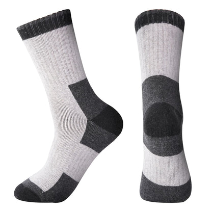 Merino Wool Heavy Duty Work &amp; Hiking Socks - 5 Pairs