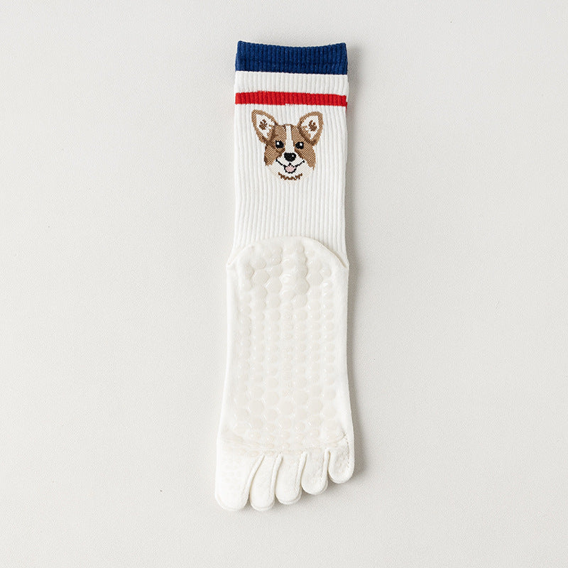 Paw Grip Toe Socks - 3 Pairs