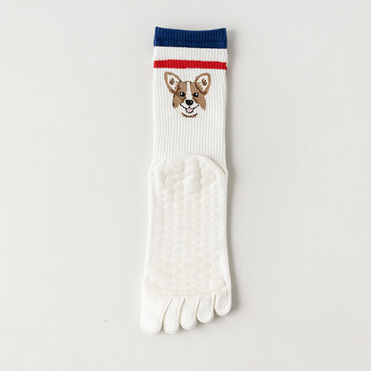 Paw Grip Toe Socks - 3 Pairs