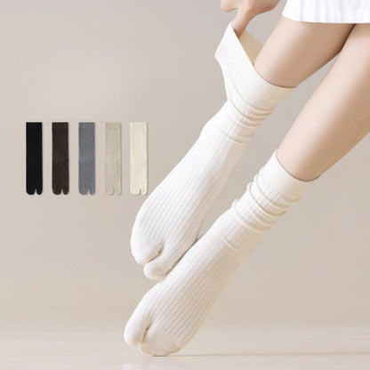 Women’s Wool Two-Toe Socks – Warm Split Toe Tabi Socks for Breathable Everyday Comfort - 3 Pairs