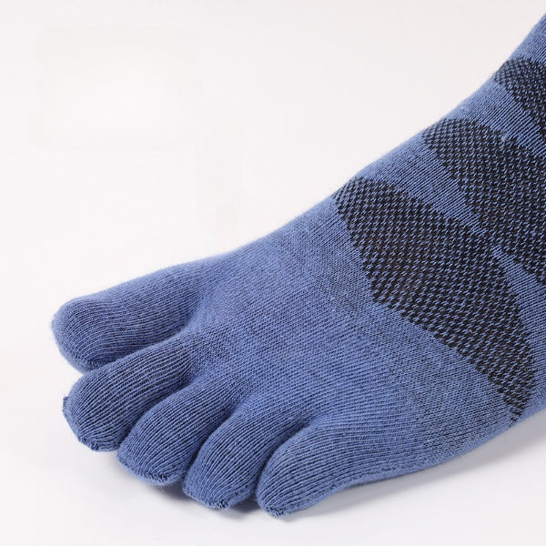 Stride Fit Men’s Cotton Toe Socks - 3 Pairs