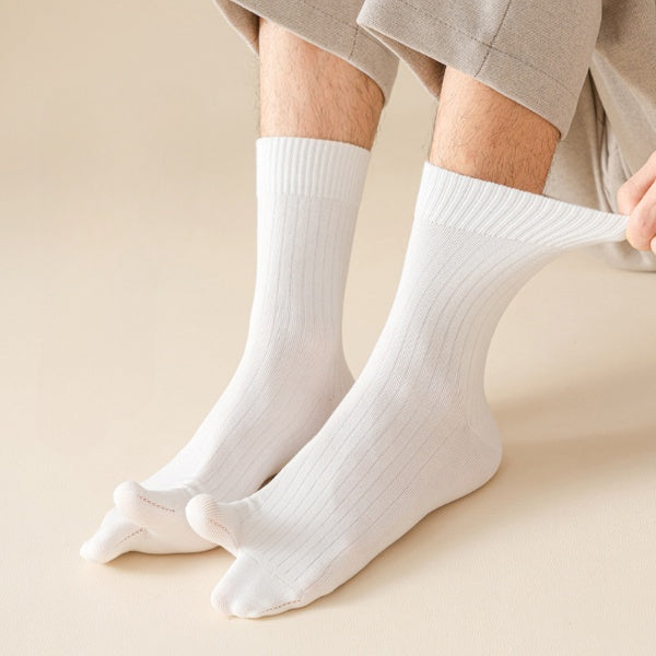 Classic Comfort Men’s Cotton Split Toe Socks - 3 Pairs