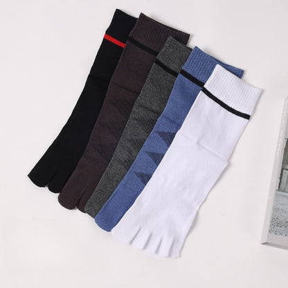 Stride Fit Men’s Cotton Toe Socks - 3 Pairs