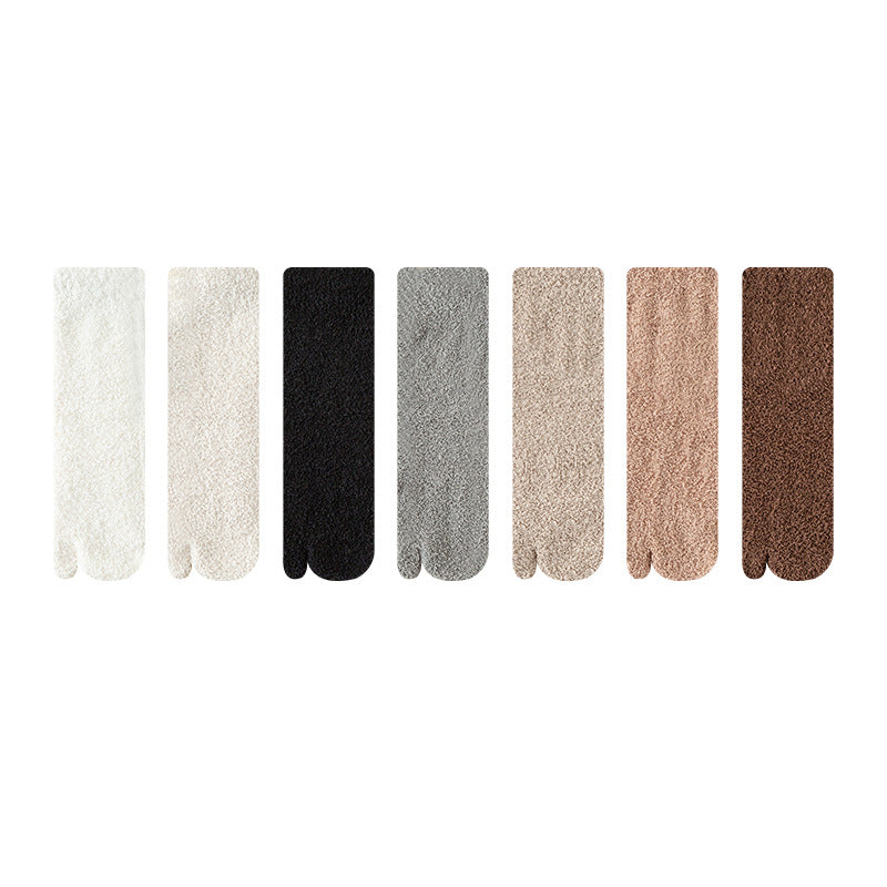 Cozy Touch Coral Fleece Lounge Socks Women - 3 Pairs