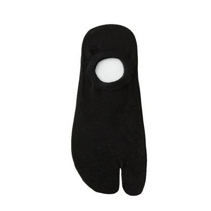 Men’s Split Two-Toe No-Show Socks – Anti-Slip Heel Grip