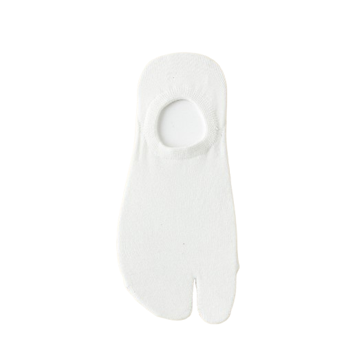 Men’s Split Two-Toe No-Show Socks – Anti-Slip Heel Grip