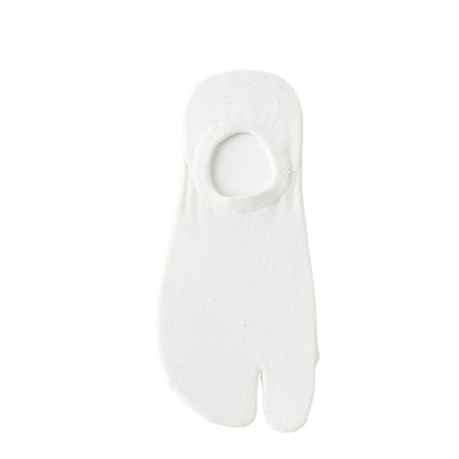 Men’s Split Two-Toe No-Show Socks – Anti-Slip Heel Grip