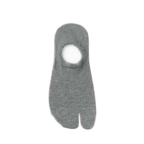 Men’s Split Two-Toe No-Show Socks – Anti-Slip Heel Grip