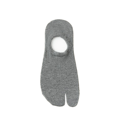 Men’s Split Two-Toe No-Show Socks – Anti-Slip Heel Grip