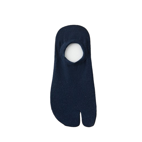 Men’s Split Two-Toe No-Show Socks – Anti-Slip Heel Grip