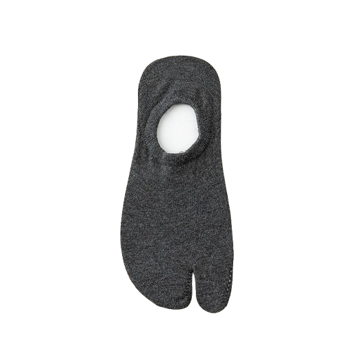 Men’s Split Two-Toe No-Show Socks – Anti-Slip Heel Grip