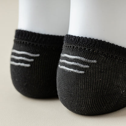 Women’s Split Toe No-Show Socks – Breathable Cotton Comfort - 3 Pairs
