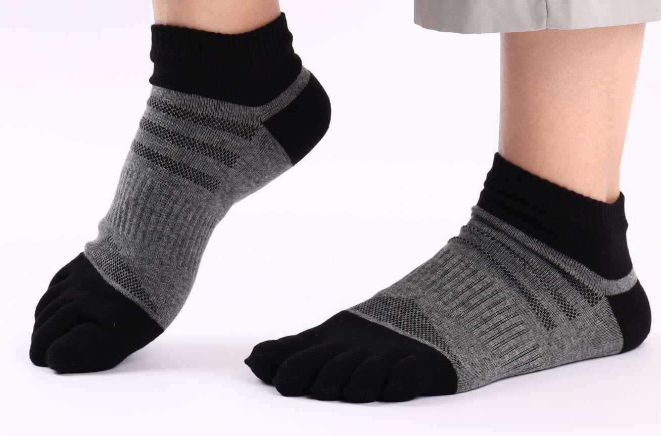 Men’s Everyday Comfort Cotton Toe Socks - 3 Pairs