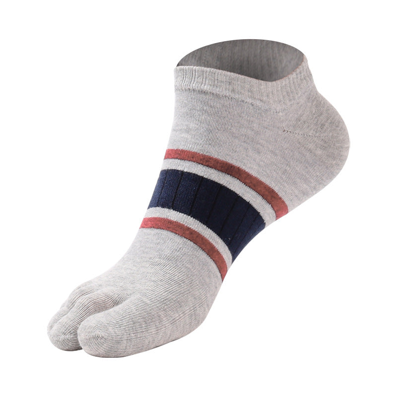 Cotton Ease Men’s Ankle Toe Socks - 3 Pairs