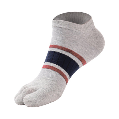 Cotton Ease Men’s Ankle Toe Socks - 3 Pairs