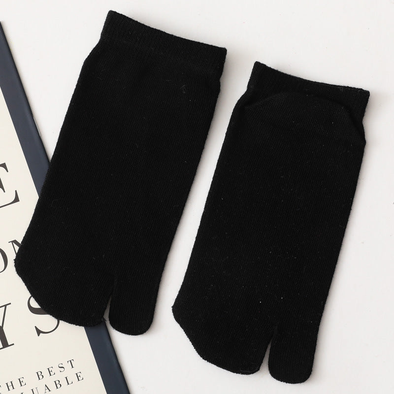 Women’s Split Toe Ankle Socks – Soft Cotton, Breathable &amp; Stylish - 3 Pairs