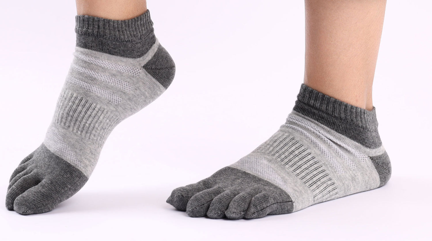Men’s Everyday Comfort Cotton Toe Socks - 3 Pairs