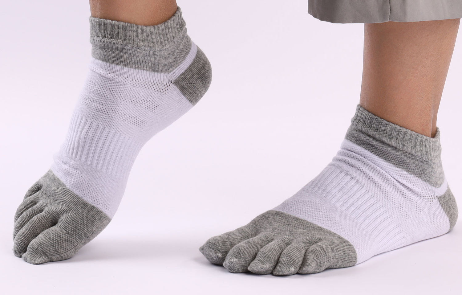 Men’s Everyday Comfort Cotton Toe Socks - 3 Pairs