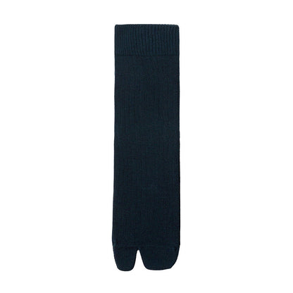 Men’s Split Toe Crew Socks – Comfortable Tabi Style Cotton Socks - 3 Pairs