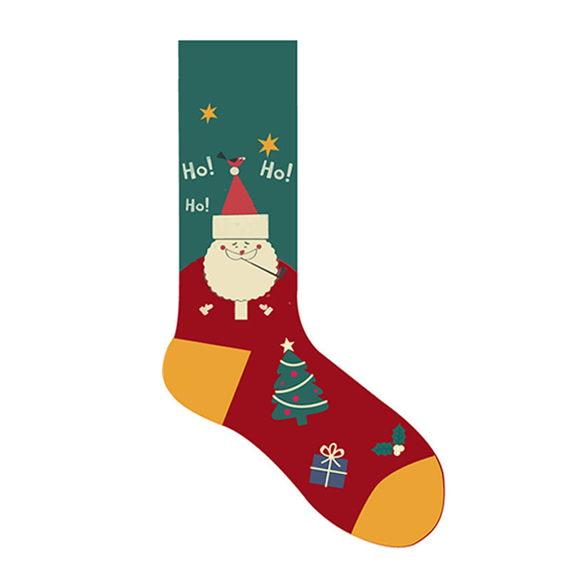 Christmas Cheer Crew Socks – Festive Holiday Collection - 2 Pairs