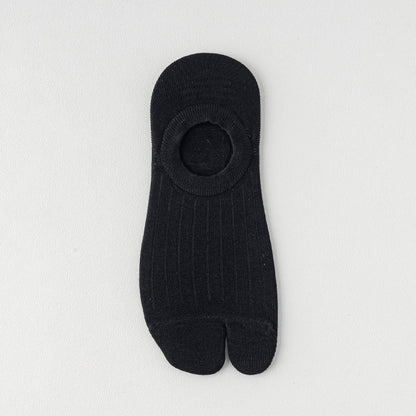Women’s Cotton Tabi No Show Socks - 3 Pairs