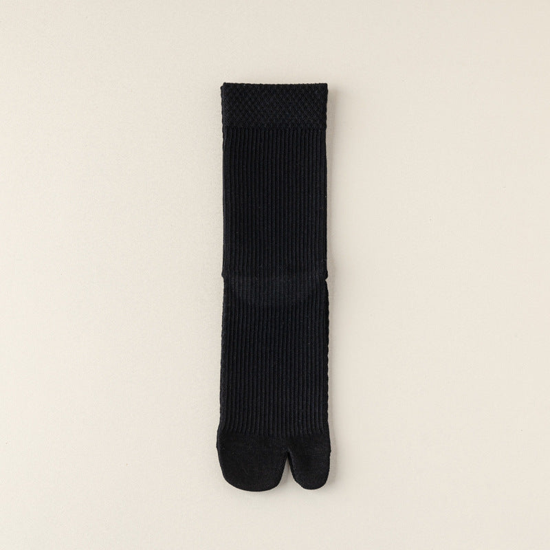 Women’s Cotton Split Toe Socks – Soft Breathable Tabi Two Toe Socks for Women - 3 Pairs